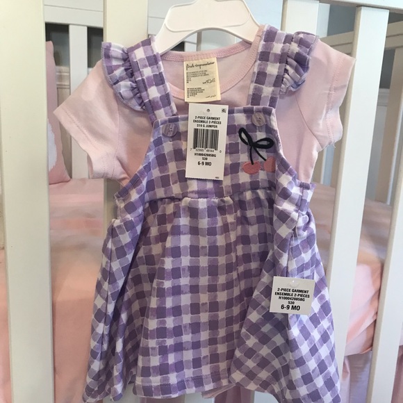 Baby girl dress. Overall and shirt - Picture 1 of 1
